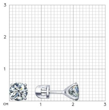 SOKOLOV 94021746-sk14 1.16 г серебро, фианит купить,8958