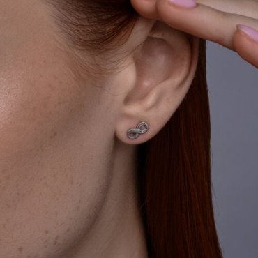 Серьги Diamant 94-222-02131-1 вес 1.16 г серебро, бриллиант купить,NaN
