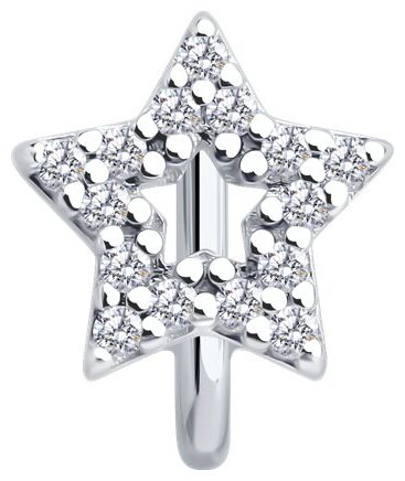 Серьги SOKOLOV 94170406_s вес 0.61 г серебро, фианит купить,5999