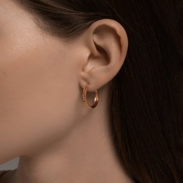 Серьги SOKOLOV 0200354 вес 1.49 г золото, без вставок купить,NaN
