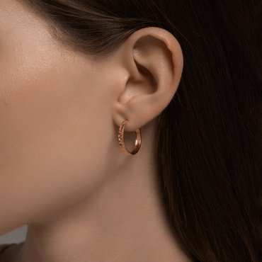 Серьги SOKOLOV 0200354 вес 1.49 г золото, без вставок купить,NaN