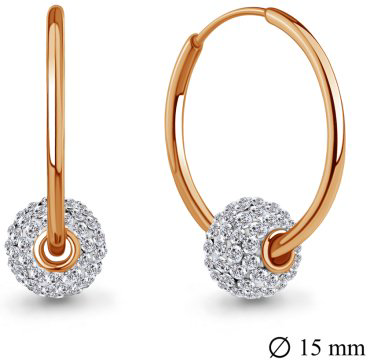 Конго AQUAMARINE 49564_s вес 1.88 г серебро, стекло купить,25650
