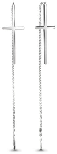 Серьги AQUAMARINE 33146.5 вес 1.06 г серебро, без вставок купить,11774