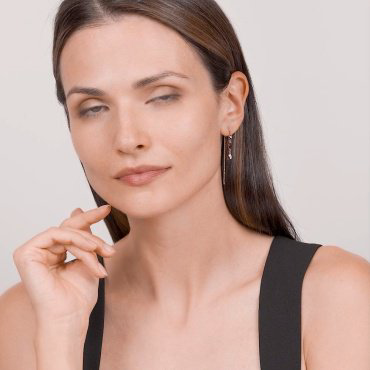 Серьги-цепочки SOKOLOV 727022 вес 2.01 г золото, гранат купить,274000