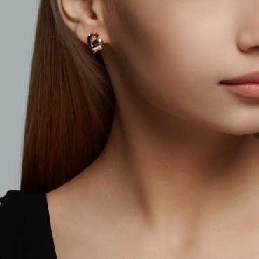 Серьги Diamant 51-120-02203-1 вес 2.75 золото, без вставок купить,216640