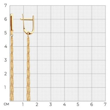Серьги SOKOLOV 029886 вес 2.82 г золото, фианит купить,212931