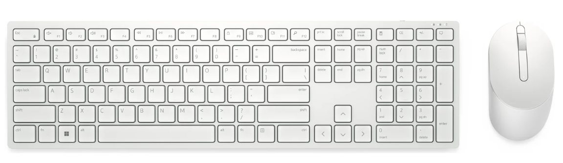 Клавиатура Dell KM5221W White купить,NaN