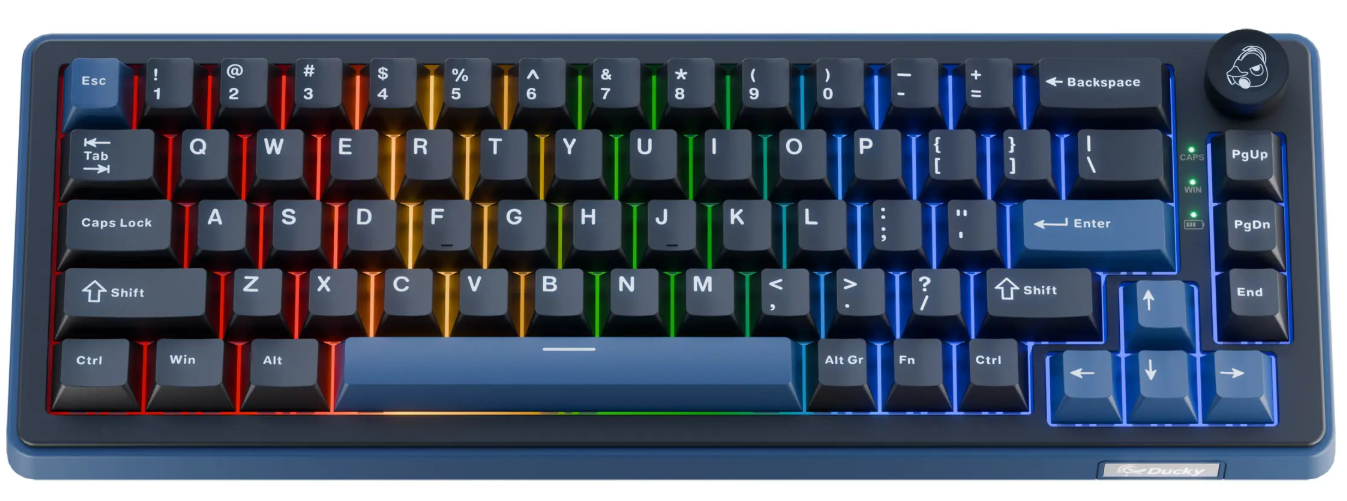 Клавиатура Ducky OK-M-75 Wine Red Switch Black