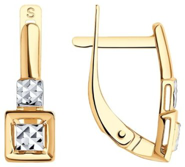 Серьги SOKOLOV 027674 вес 1.9 г золото, без вставок купить,152556