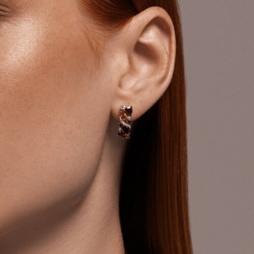 Серьги Diamant 51-320-02168-3 вес 3.51 г золото, гранат купить,NaN
