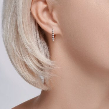 Серьги Diamant 51-120-02033-1 вес 2.16 г золото, фианит купить,223867