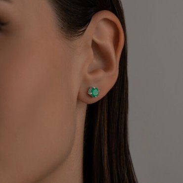Пусеты SOKOLOV 92022497 вес 1.77 г серебро, агат купить,113910