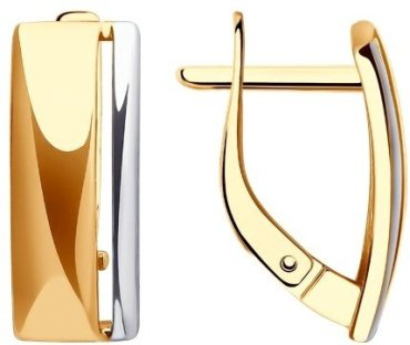 Серьги Diamant 51-120-02447-1 вес 2.5 г золото, без вставок купить,215249