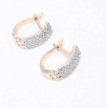 Серьги SOKOLOV 029500 вес 2.57 г золото, фианит купить,286782