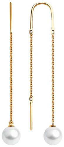 Серьги-цепочки SOKOLOV 792334 вес 2.23 г золото, жемчуг купить,184531