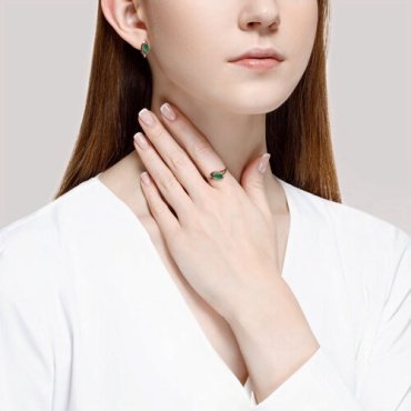 Серьги Diamant ПД51-320-00974-2 вес 2.32 г золото, агат купить,244020
