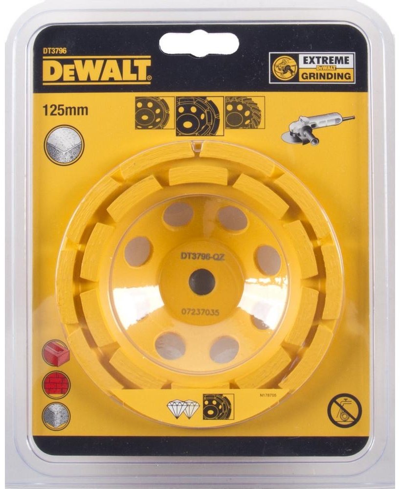 DeWALT алмазная чашка DT3796 125x22.2 мм 1 шт