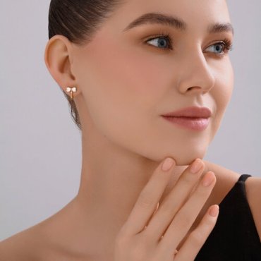 Серьги Diamant 51-120-02846-1_s вес 2.04 г золото, фианит купить,164949