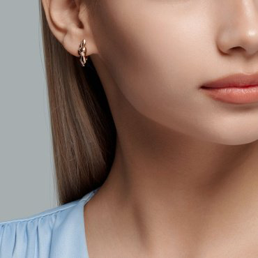 Серьги Diamant 51-120-02187-1 вес 2.36 золото, без вставок купить,174195