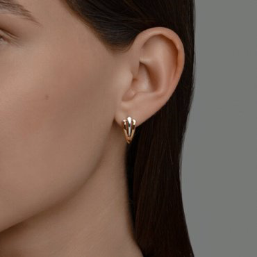Серьги Diamant 51-120-02787-1 вес 2.17 г золото, без вставок купить,238417
