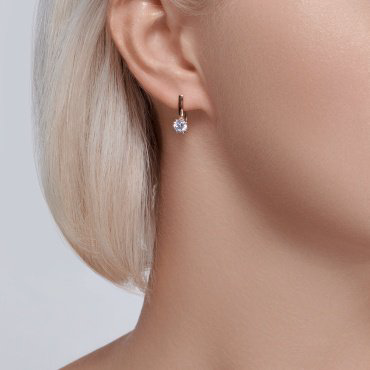 Серьги SOKOLOV 0200172 вес 2.6 г золото, фианит - ForteMarket Серьги SOKOLOV 0200172 вес 2.6 г золото, фианит купить,208000