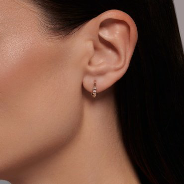 Серьги SOKOLOV 029343 вес 1.41 г золото, фианит купить,140499