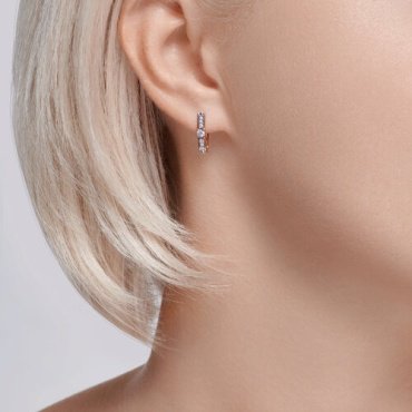 Серьги Diamant 51-120-02029-1 вес 2.08 г золото, фианит купить,183984