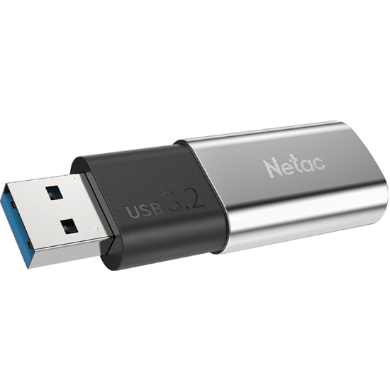 USB-флешка Netac US2 Solid State Flash Drive NT03US2N-128G-32SL 128Gb Black Silver купить,0