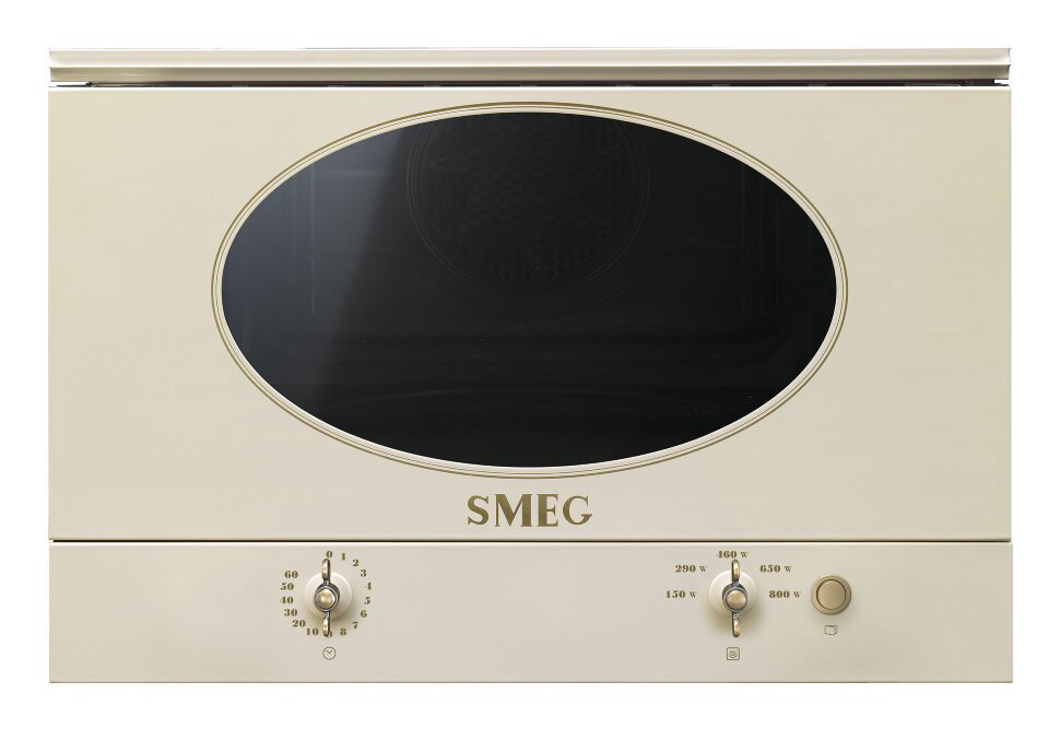Встраиваемая микроволновая печь Smeg MP822NPO бежевая купить,NaN