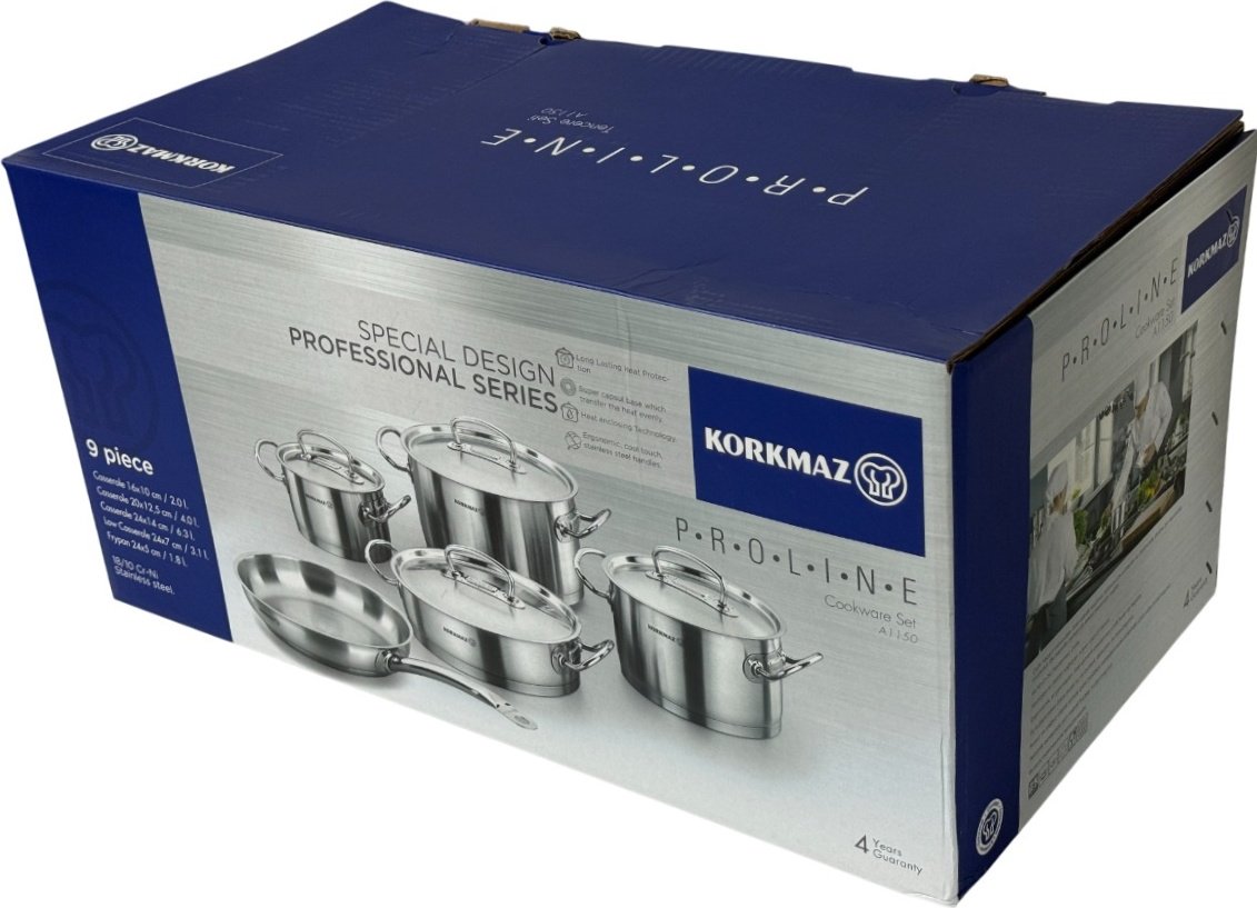 Korkmaz смешанный набор Proline A1150 сталь 9 в 1