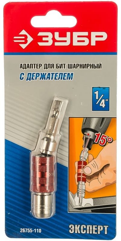 Удлинитель шарнирный 1/4 ЗУБР 26755-110, 1 шт