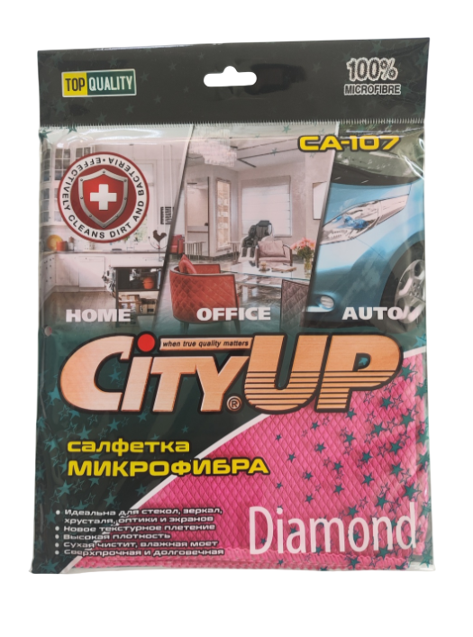 Салфетка CityUP CA-107 Diamond 35х40см 1шт купить,NaN