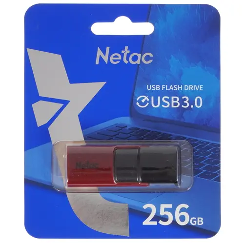 USB флешка Netac U182 NT03U182N-256G-30RE 256Gb Black Red купить,0