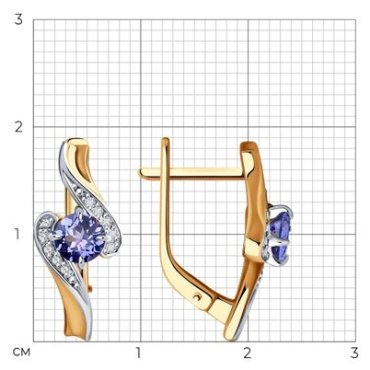 Серьги Diamant 51-220-01830-1 вес 2.49 г золото, жемчуг купить,400892