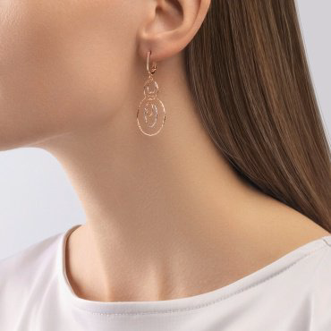 Серьги SOKOLOV 029716 вес 2.55 г золото, без вставок купить,359345