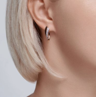 Серьги Diamant 51-120-02103-1 вес 3.03 г золото, фианит купить,334975