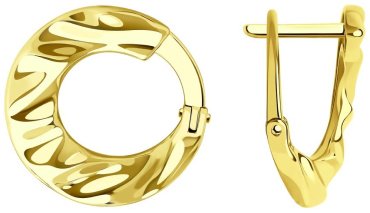 Серьги SOKOLOV 029063-2 вес 3.98 г золото, без вставок купить,406741