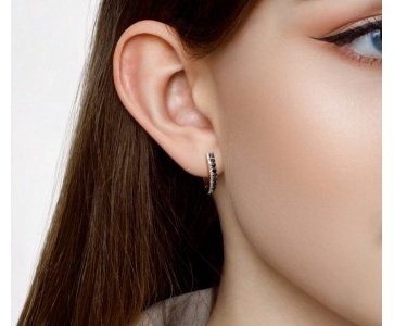 Серьги SOKOLOV 7020059 вес 2.41 г золото, бриллиант купить,733582