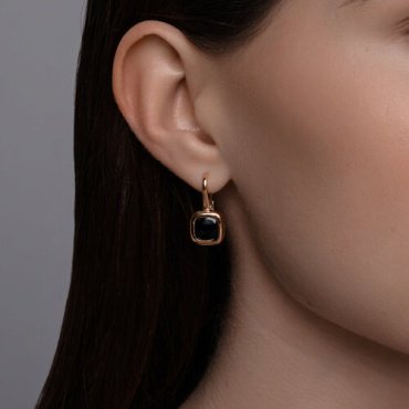 Серьги SOKOLOV 728887 вес 4.1 г золото, агат купить,395116