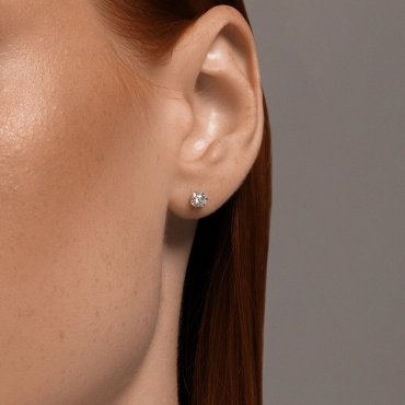 Пусеты Diamant 51-222-02486-1 вес 1.64 г золото, рубин купить,521725