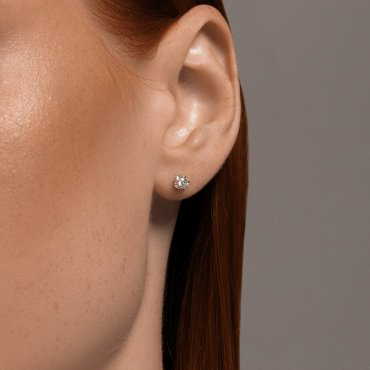 Пусеты Diamant 51-222-02486-1 вес 1.64 г золото, рубин купить,521725
