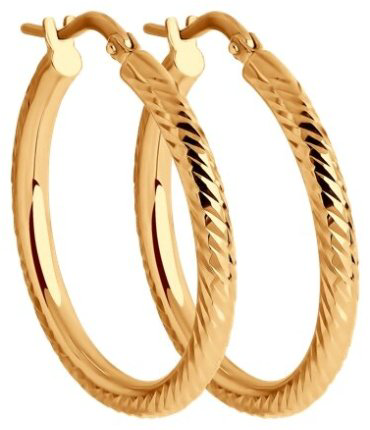 Серьги SOKOLOV 029870 вес 3.68 г золото, без вставок купить,307780
