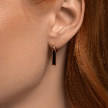 Серьги SOKOLOV 728743 вес 3.11 г золото, агат купить,357447