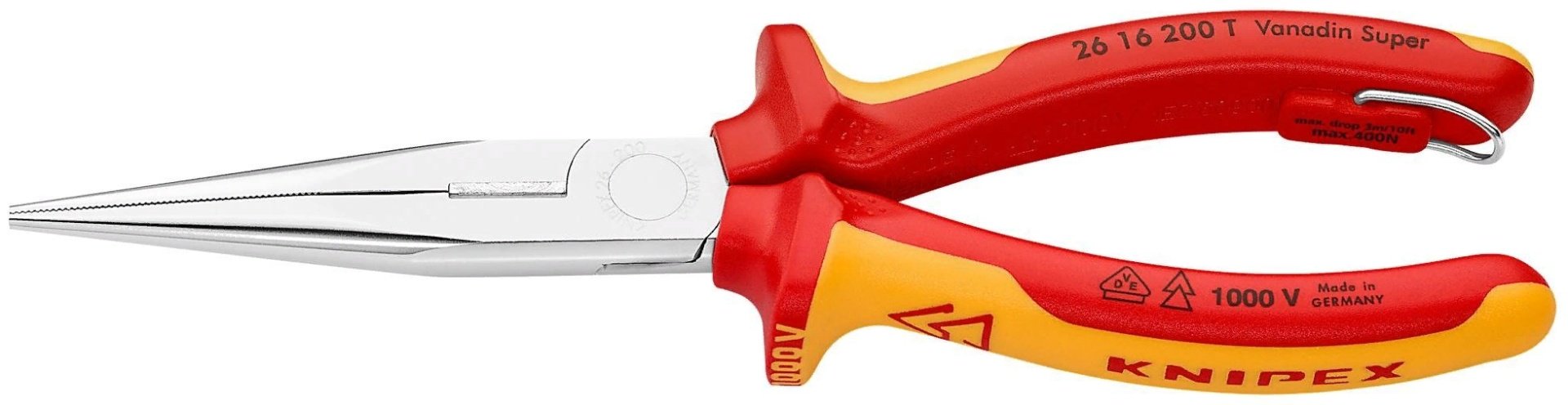 Knipex круглогубцы 26 16 200 200 мм купить,31015