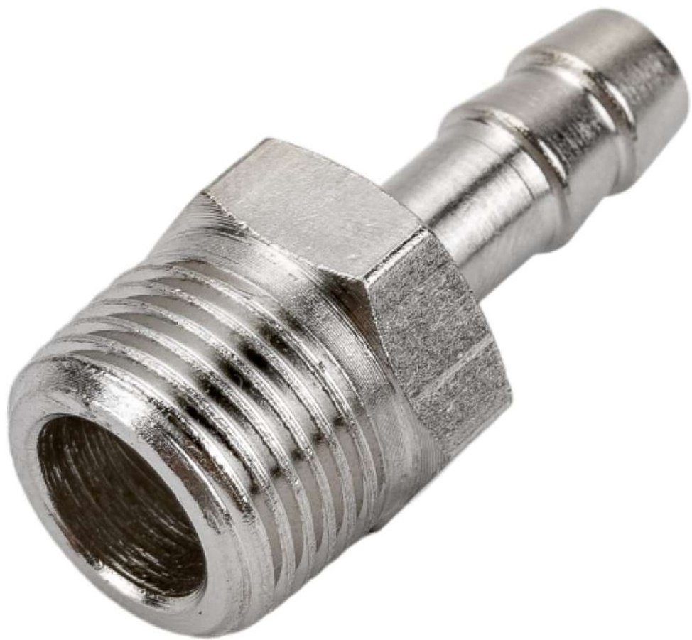 Переходник Fubag 3/8"М на елочку 8мм с обжимным кольцом 11x13мм 180262 купить,NaN
