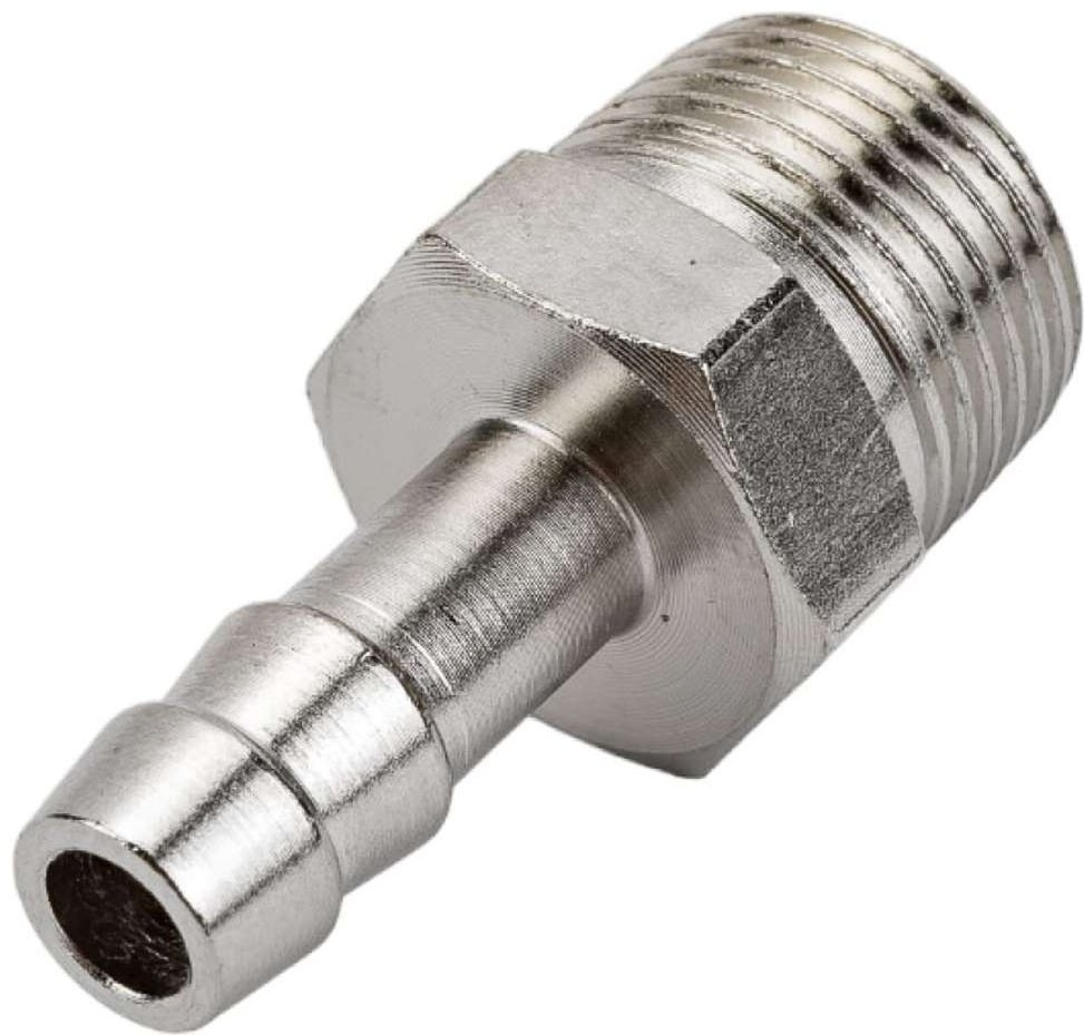 Переходник Fubag 3/8"М на елочку 8мм с обжимным кольцом 11x13мм 180262 купить,NaN