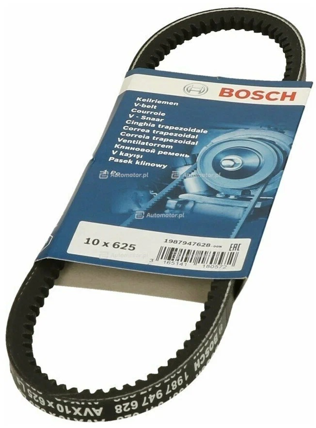 Ремень генератора Bosch 1987947628 10x625мм купить,NaN
