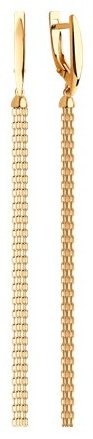 Серьги-цепочки SOKOLOV 028784_s вес 3.95 г золото, без вставок купить,431441