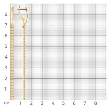 Серьги-цепочки SOKOLOV 028784_s вес 3.95 г золото, без вставок купить,431441