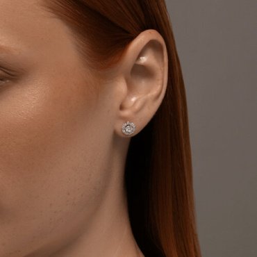 Пусеты Diamant 51-222-02501-1 вес 1.73 г золото, бриллиант купить,874851